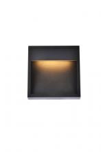  LDOD4019BK - Raine Integrated LED wall sconce in black