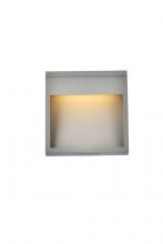  LDOD4019S - Raine Integrated LED wall sconce in silver