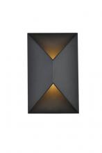  LDOD4022BK - Raine Integrated LED wall sconce in black