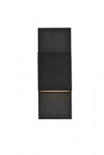  LDOD4024BK - Raine Integrated LED wall sconce in black