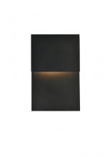  LDOD4029BK - Raine Integrated LED wall sconce in black