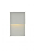  LDOD4029S - Raine Integrated LED wall sconce in silver