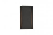  LDOD4033BK - Raine Integrated LED wall sconce in black