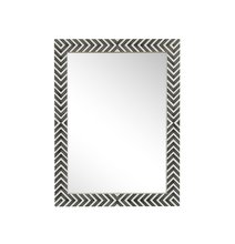  MR52736 - Rectangular Mirror 36x27 Inch in Chevron