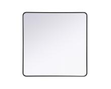  MR8A4242BLK - Contour Metal Square Mirror 42x42 in Black