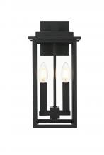  OD501W15BK - Kaysen 7 inch Outdoor Wall Sconce in Black