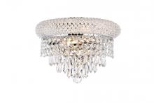  V1802W12C/RC - Primo 2 Light Chrome Wall Sconce Clear Royal Cut Crystal