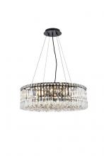  V2030D24BK/RC - MaxIme 24 Inch Black Chandelier