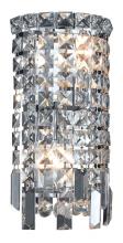  V2031W6C/RC - MaxIme 2 Light Chrome Wall Sconce Clear Royal Cut Crystal