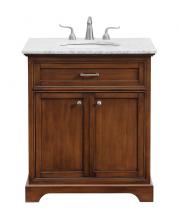  VF15030TK - 30 In. Single Bathroom Vanity Set in Teak