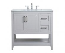  VF16036GR - 36 Inch Single Bathroom Vanity in Grey