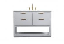  VF19248GR - 48 Inch Single Bathroom Vanity in Grey