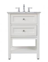  VF27024WH - 24 In. Single Bathroom Vanity Set in White