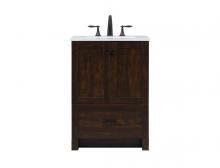  VF2824EX - 24 Inch Single Bathroom Vanity in Expresso