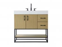  VF29236MHB - 36 inch Single Bathroom Vanity in Honey Brown