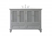  VF30548GR - 48 Inch Single Bathroom Vanity in Grey