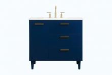  VF47036MBL - 36 Inch Bathroom Vanity in Blue