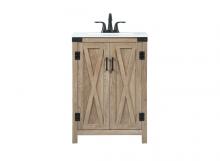  VF90224NT - 24 Inch Single Bathroom Vanity in Natural Oak