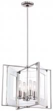 Minka George Kovacs P1404-613 - CRYSTAL CLEAR - 4 LIGHT PENDANT