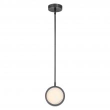 Alora Lighting PD325106UBAR-UNV - Blanco 6-in Urban Bronze/Alabaster LED Pendant