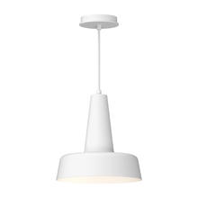  PD527811WH - Juliana 11-in White 1 Light Pendant