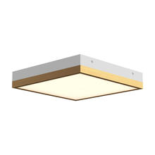 Alora Lighting FM553211AGWH - Sydney 11-in Aged Gold/White LED Flush Mount