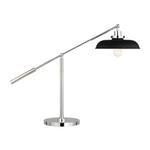 Visual Comfort & Co. Studio Collection CT1111MBKPN1 - Wellfleet Wide Desk Lamp