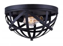  IFM567A13BK-C - Gigi 2 Light Flush Mount, Black Finish