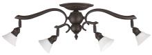  IT217A04ORB10 - Addison 4 Light Track Lighting, Bronze Finish