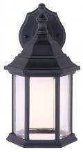 Canarm LOL336BK - Dane 1 Light Outdoor Lantern, Black Finish