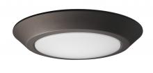  62/1267 - 10"- LED Disk Light Flush - Mahogany Bronze Finish - 3000K