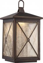  62/812 - Roxton 9.5" Wall Lantern; Umber Bay Finish