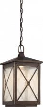  62/814 - Roxton Hanging Lantern; Umber Bay Finish