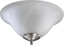 Quorum 1166-801 - Faux Alab LED BWL - STN/WH