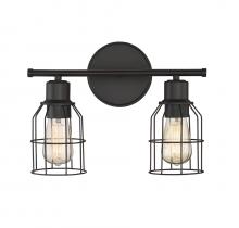  M80003ORB - 2-Light Bathroom Vanity Light in Oil Rubbed Bronze