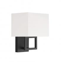  M90009MBK - 1-Light Wall Sconce in Matte Black