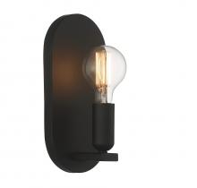  M90059MBK - 1-Light Wall Sconce in Matte Black