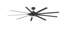 Fanimation FPD8159GRW - Odyn - 84 inch - GRW with WE Blades and LED Light Kit