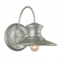  5155-GA-NG - Budapest 12.5'' High 1-Light Outdoor Sconce - Galvanized