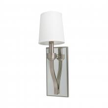  5611-BN-WS - Roule Mirror 17'' High 1-Light Sconce - Brushed Nickel