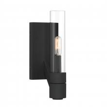  6511-BS-CL - Rohe 12.5'' High 1-Light Sconce - Black Sand