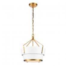  67826/1 - Marin 14'' Wide 1-Light Pendant - Satin Brass