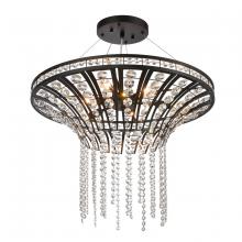  82238/6 - Fantania 24'' Wide 6-Light Chandelier - Matte Black