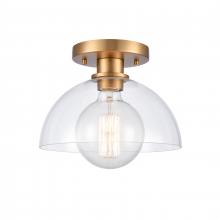  89914/1 - Julian 10'' Wide 1-Light Semi Flush Mount - Brushed Gold