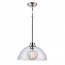  89925/1 - Julian 14'' Wide 1-Light Pendant - Polished Nickel