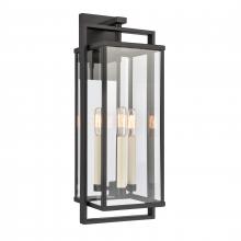 ELK Home 90002/3 - Gladwyn 22'' High 3-Light Outdoor Sconce - Matte Black