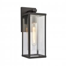 ELK Home 90010/1 - Augusta 13.75'' High 1-Light Outdoor Sconce - Matte Black