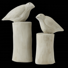  2200-0025 - Concrete Birds Set of 2