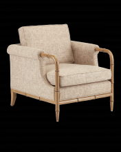  7000-0602 - Merle Walnut Armchair, Finn Safari