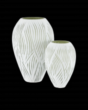  1200-0497 - Patta White Vase Set of 2